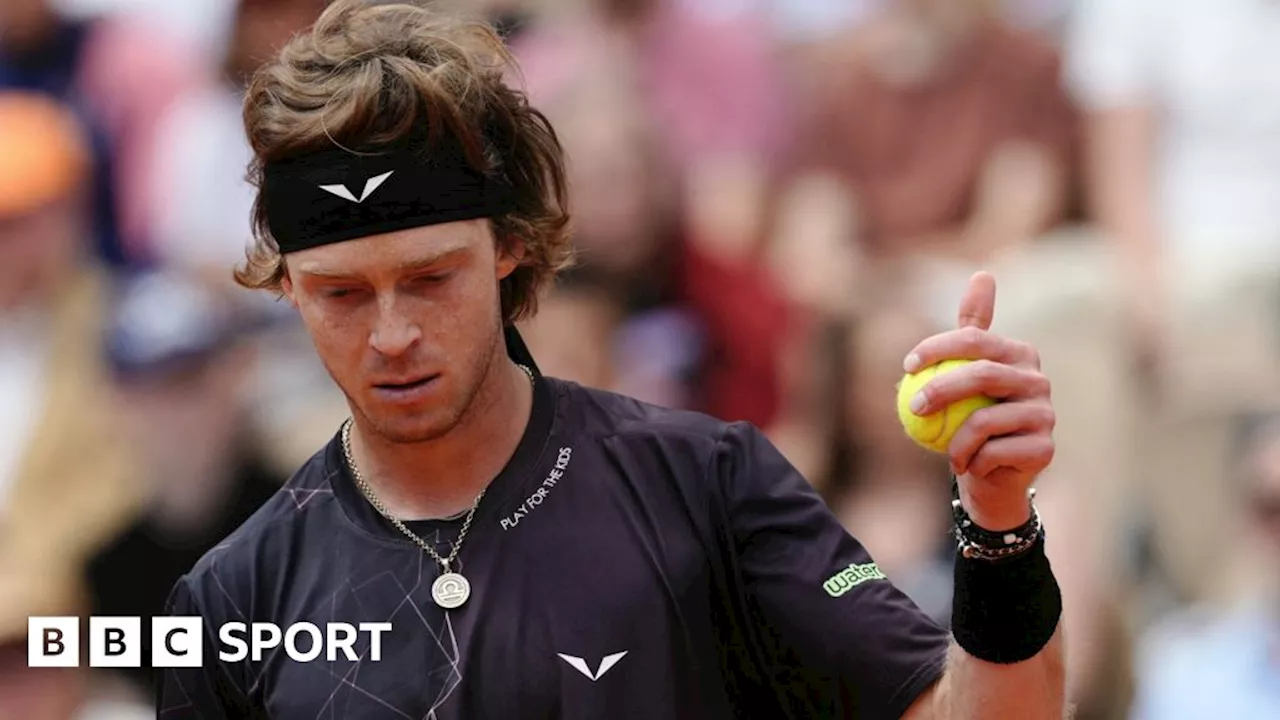 French Open 2024 results: Andrey Rublev wins on first day at Roland Garros