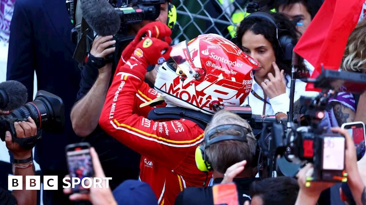 Monaco Grand Prix: Charles Leclerc wins after Sergio Perez crash