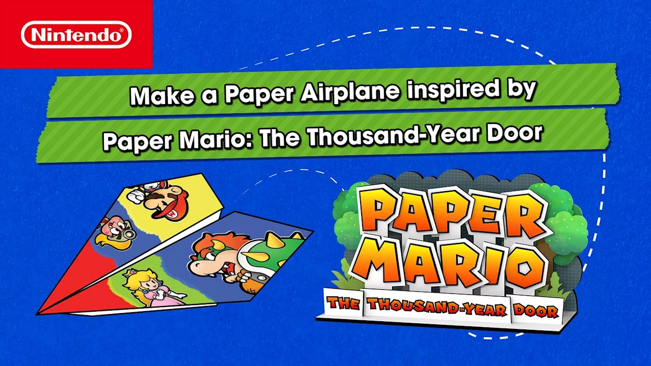 Nintendo Shares Paper Airplane Maker Video For Paper Mario