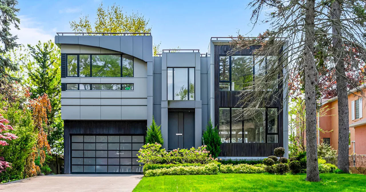 This $15M ultra-modern Toronto home was designed to maximize views of the lake