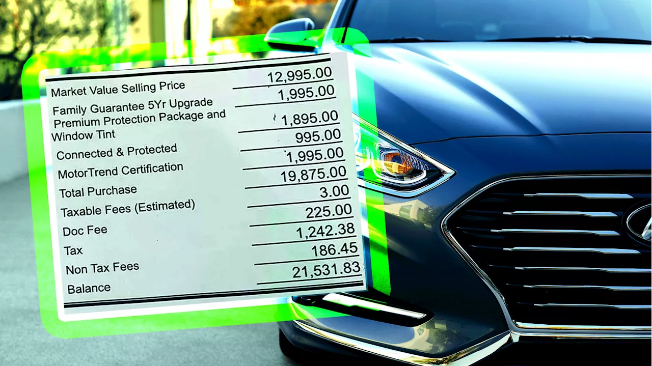 Hyundai Dealer Bait And Switch Sees Sonata Price Go From $13k To $21k