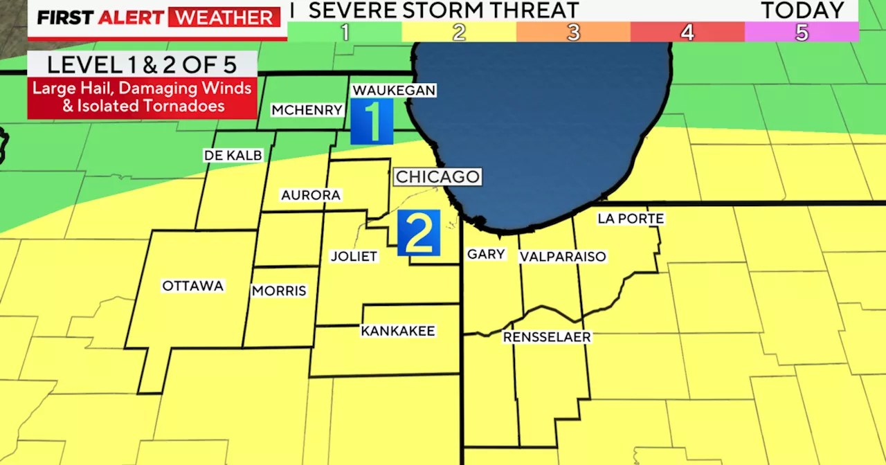 2 rounds of showers, thunderstorms to move through Chicago area