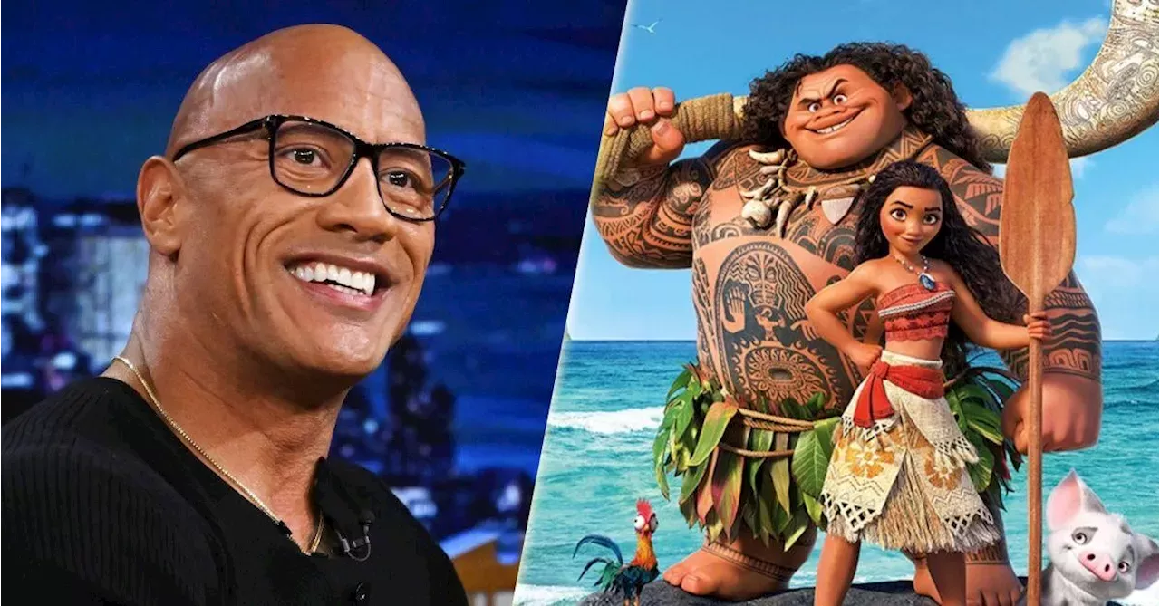 Aulii Cravalho Dwayne Johnson Shares Behind The Scenes Look At Live Action Moana Dwayne 2323