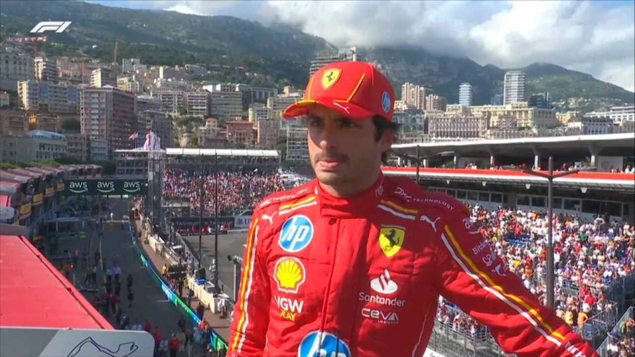 Carlos Sainz al Gp Monaco fa l'uomo squadra: «L'importante è la vittoria di Leclerc»