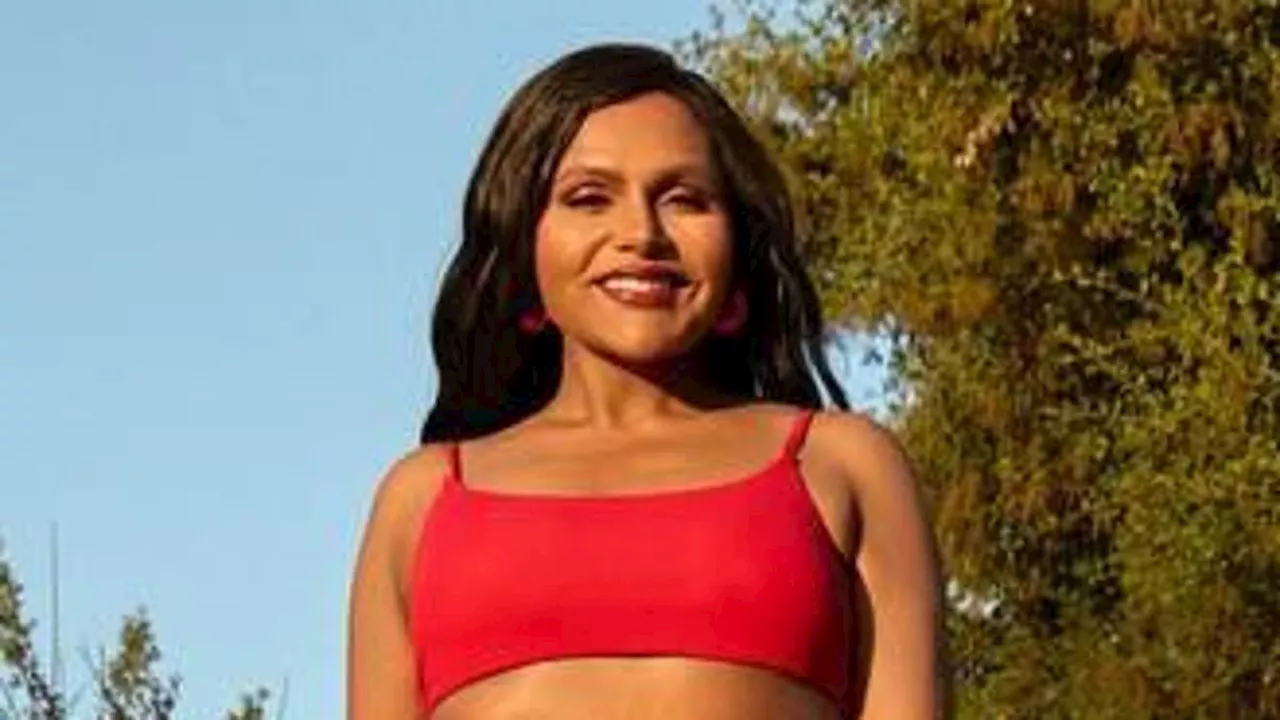 Mindy Kaling showcases incredible 40lbs weight loss in bikini snaps from new swimsuit campaign