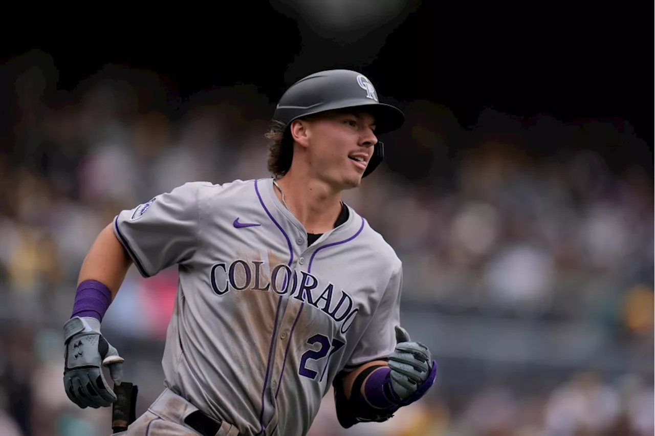 Rockies’ rookie Jordan Beck breaks hand in loss to Phillies