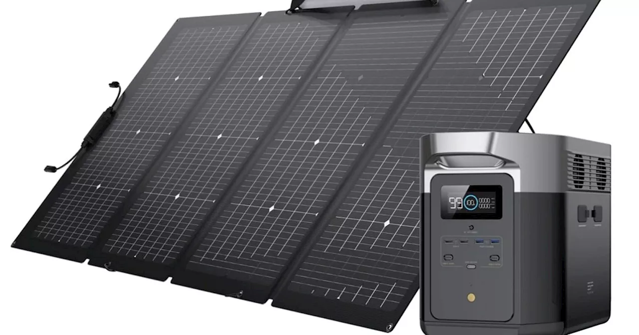 This EcoFlow solar portable power station bundle is $1,000 off