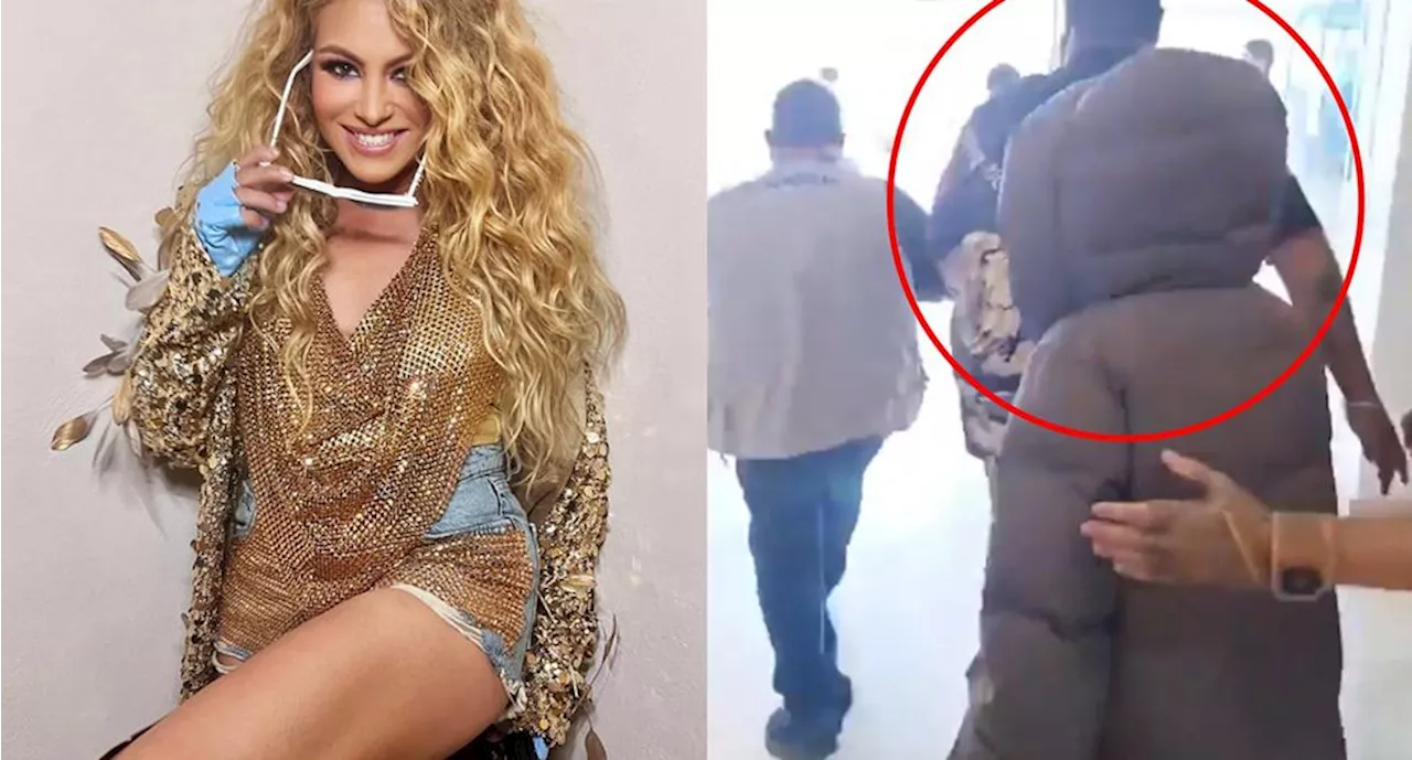 Paulina Rubio es captada con chamarra invernal en Sonora, pese a que hay 39°