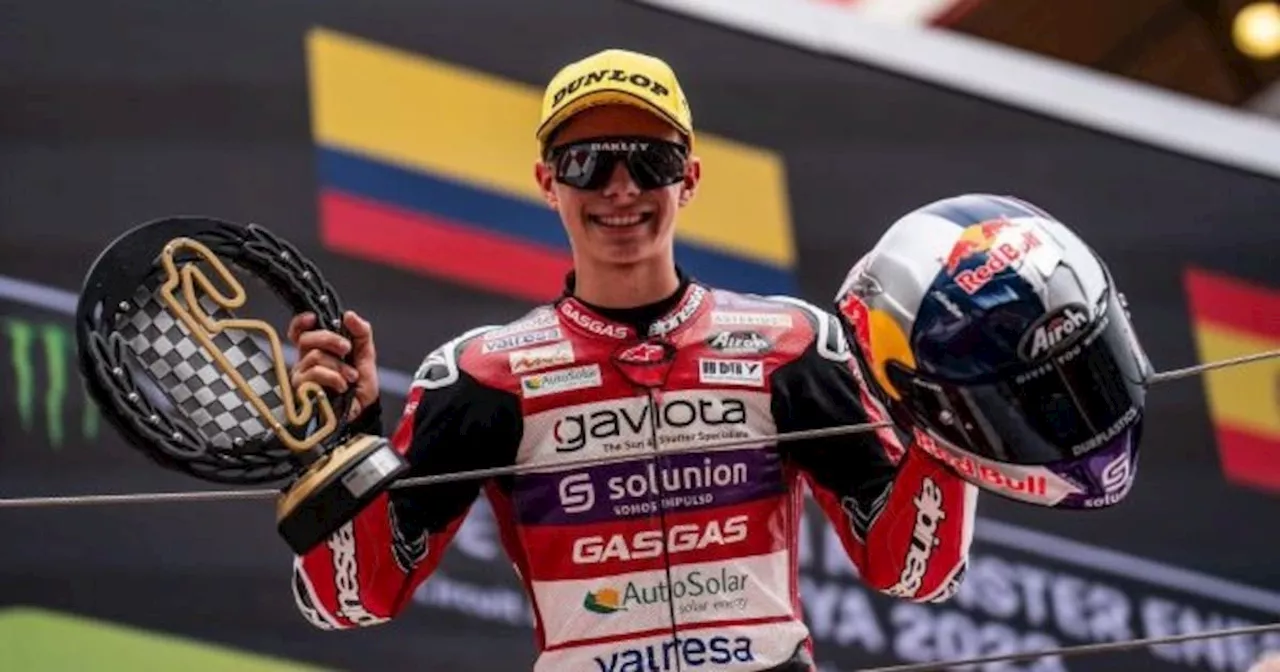 El colombiano David Alonso ganó el Gran Premio de Cataluña de Moto3: es nuevo líder