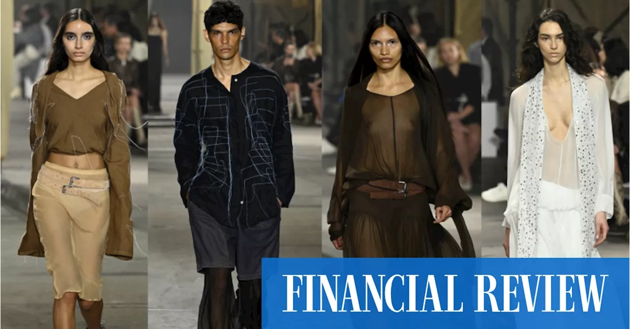 How to wear it: Australian Fashion Week showed us that sheer clothing is the big trend