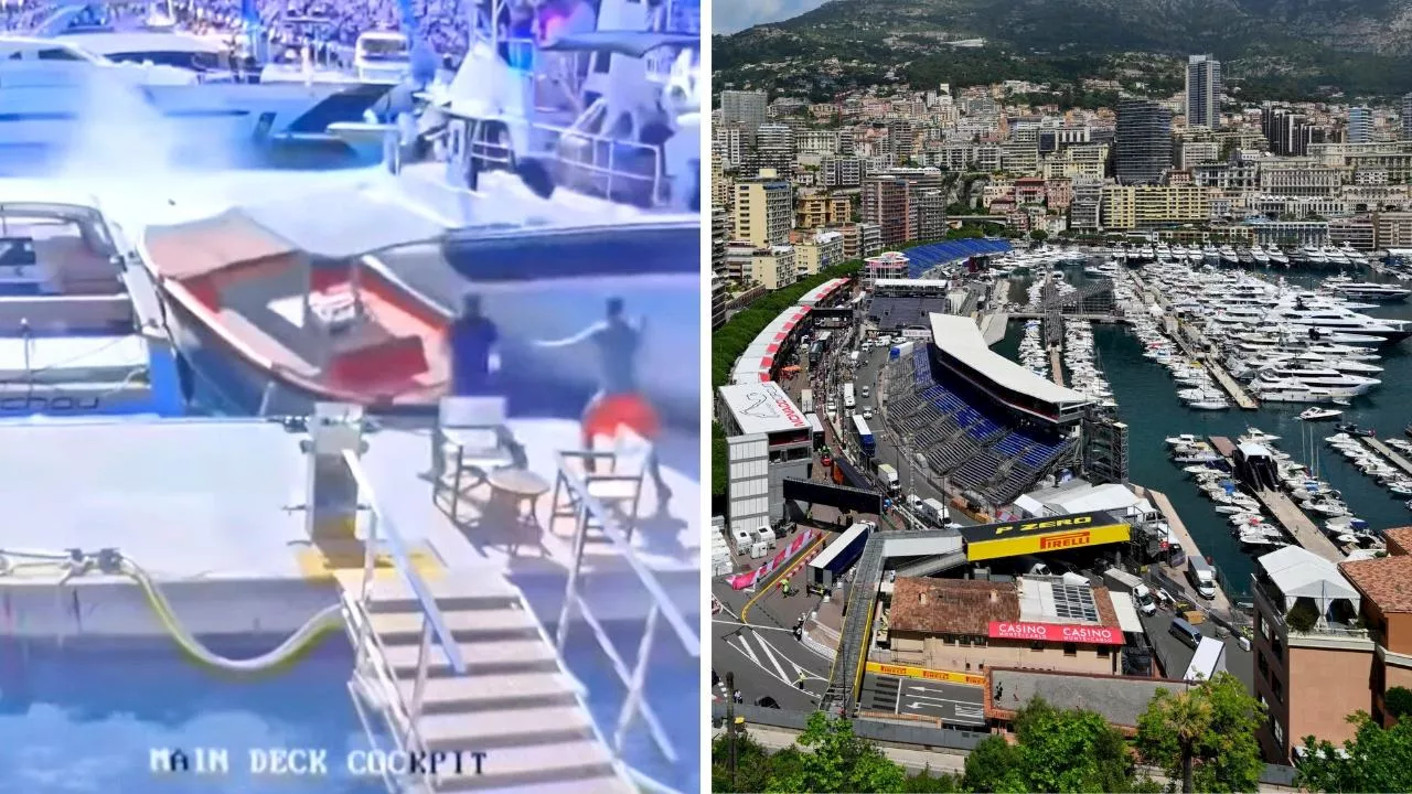 Crazy crash rocks famous ‘billionaires row’ at Monaco Grand Prix