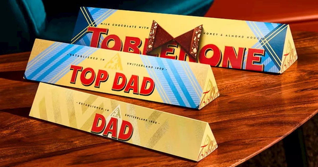 Personalised Toblerone bars for Father's Day now on sale with a 'hidden' code