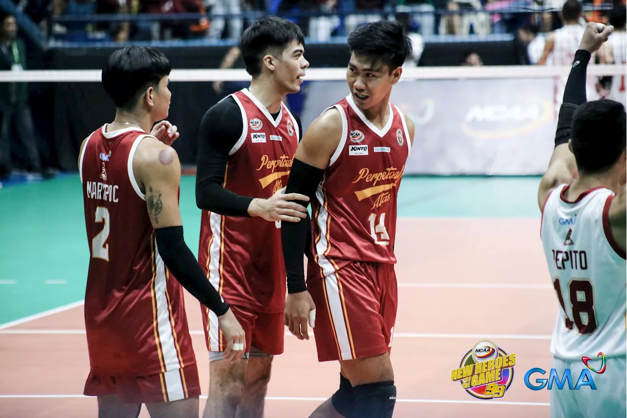 Perpetual completes season sweep, captures fourth straight men's volleyball title