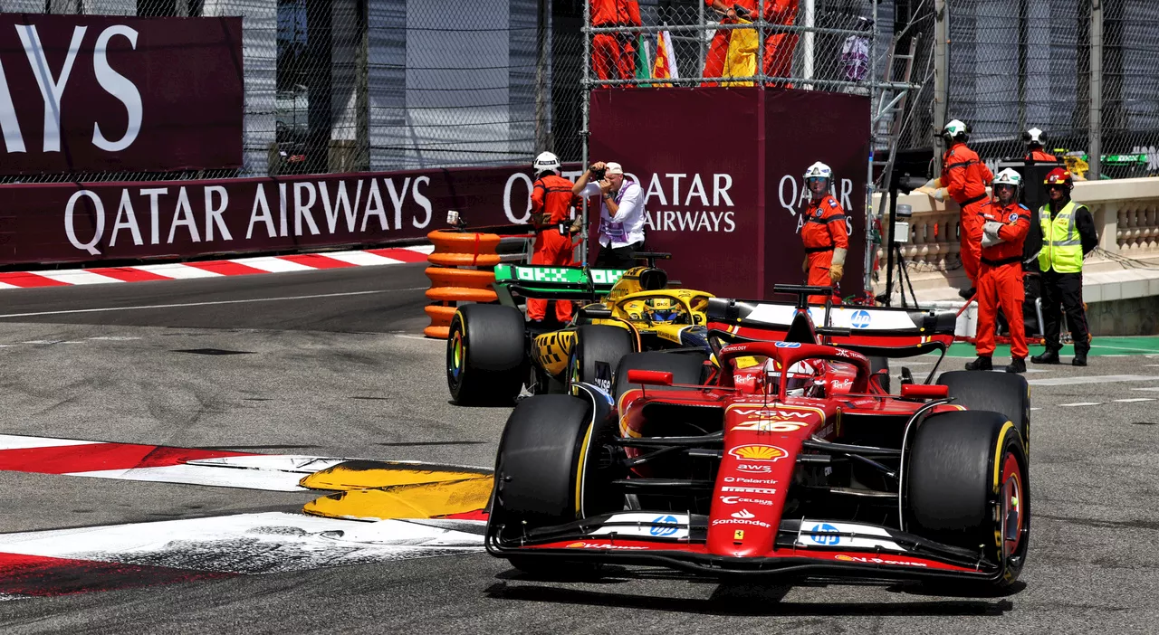 Gp Monaco live: Leclerc comanda con pochi decimi di vantaggio su Piastri e Sainz