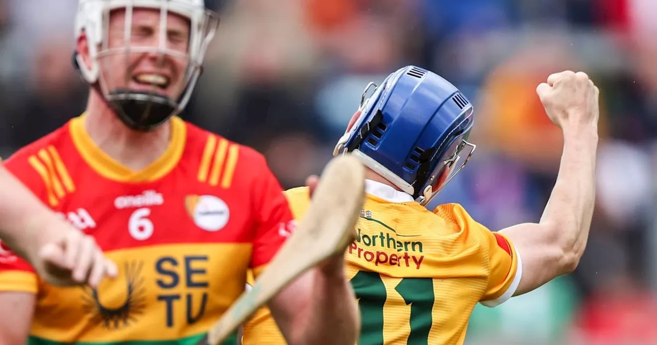 Four goals see Antrim retain their Leinster senior hurling championship status