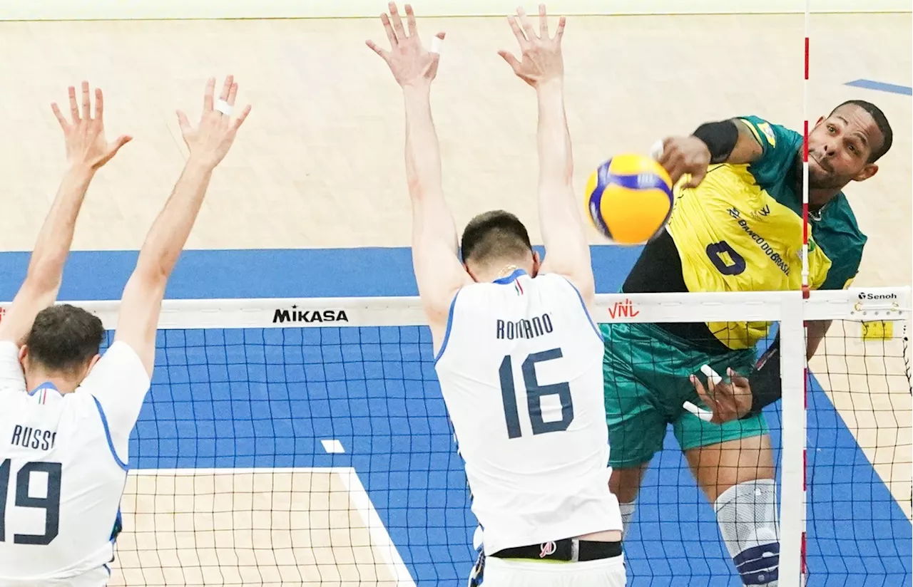 Na despedida do Maracanãzinho, Itália vence Brasil no tie break pela Liga das Nações