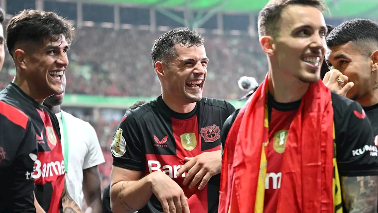 Xhaka-Traumtor inklusive: Zehn Leverkusener holen sich den DFB-Pokal