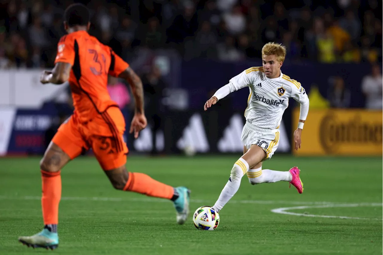 Riqui Puig’s second-half goal leads the Galaxy to win over Houston