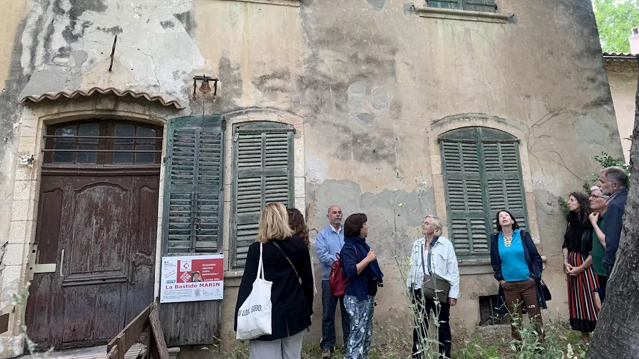 La Fondation du patrimoine en visite à la Bastide Marin de La Ciotat en pleine restauration