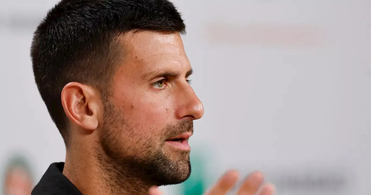 Djokovic llega a Roland Garros con 'bajas expectativas y altas esperanzas'