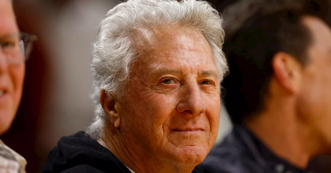 Dustin Hoffman spotted during Leeds United's play-off final against Southampton