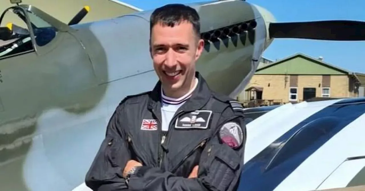 RAF pilot who died in Spitfire crash is named and pictured