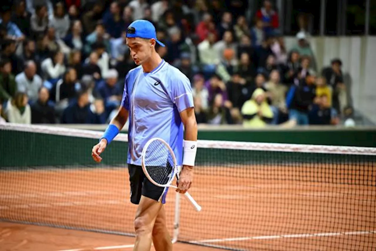 Terence Atmane s'incline au premier tour de Roland-Garros après avoir mené deux sets à zéro