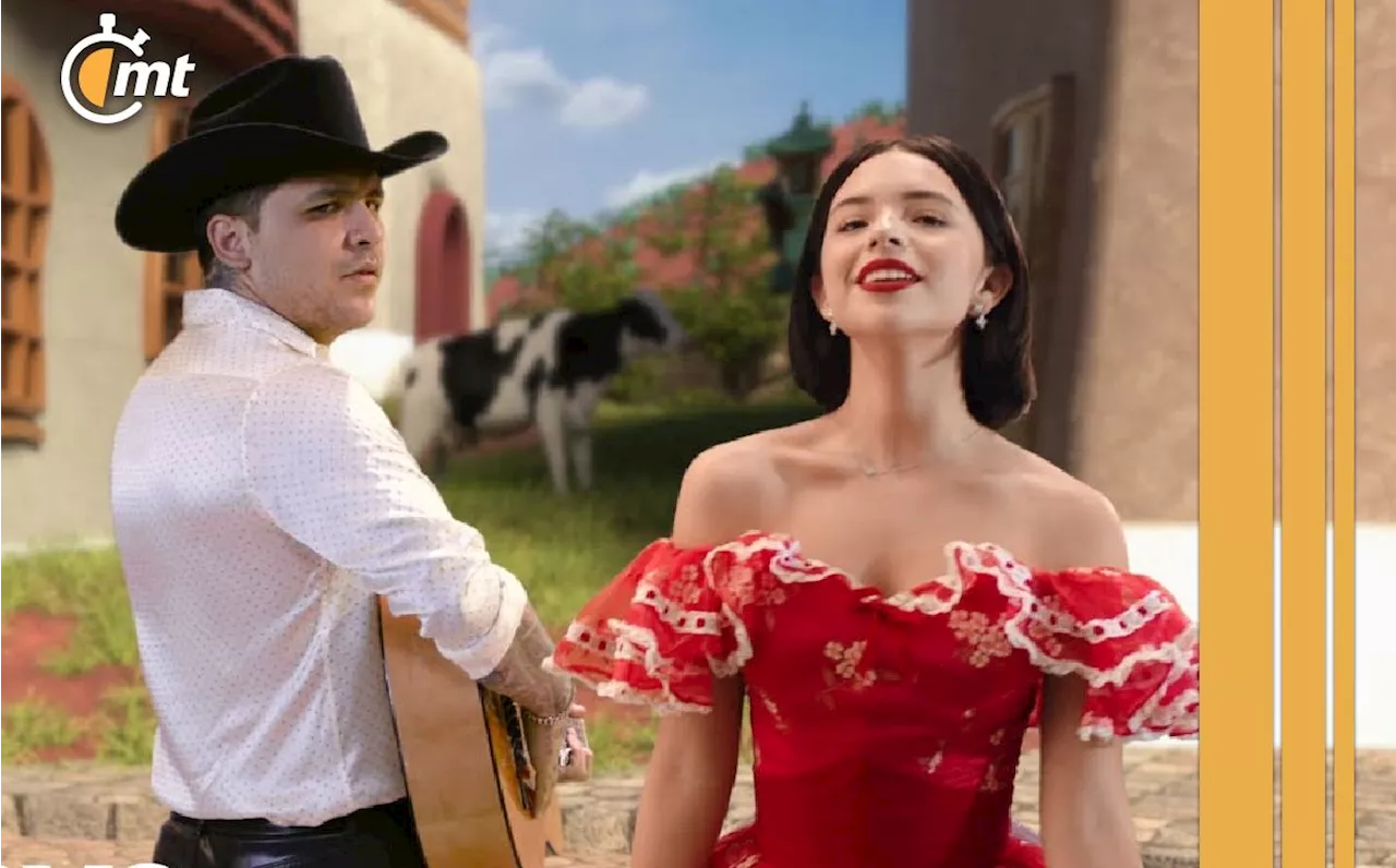 Captan a Christian Nodal y Ángela Aguilar llegando juntos a hotel tras concierto en Monterrey