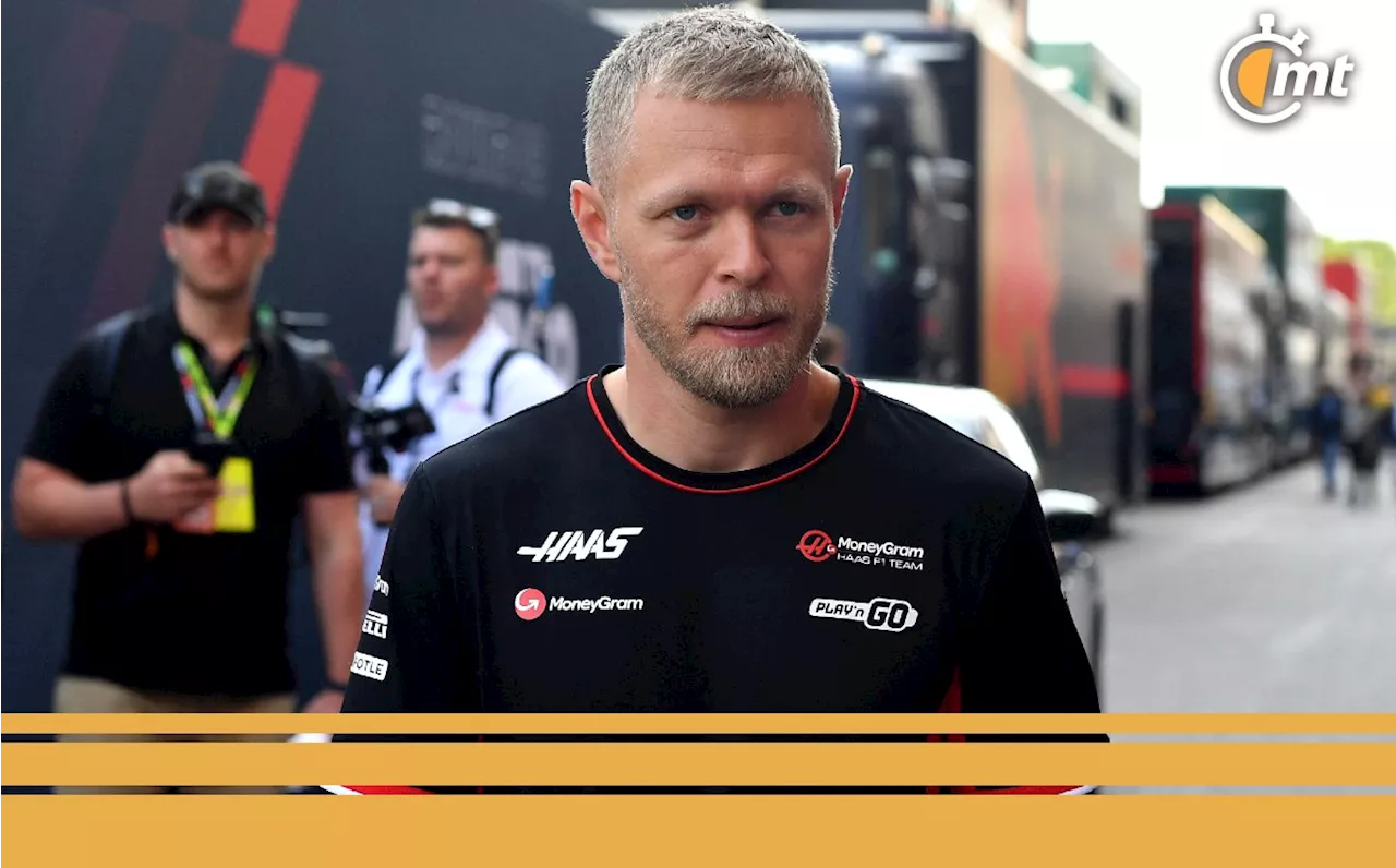 Magnussen culpa a Checo Pérez tras el choque: 'No salí de la nada, supongo que no me vio'