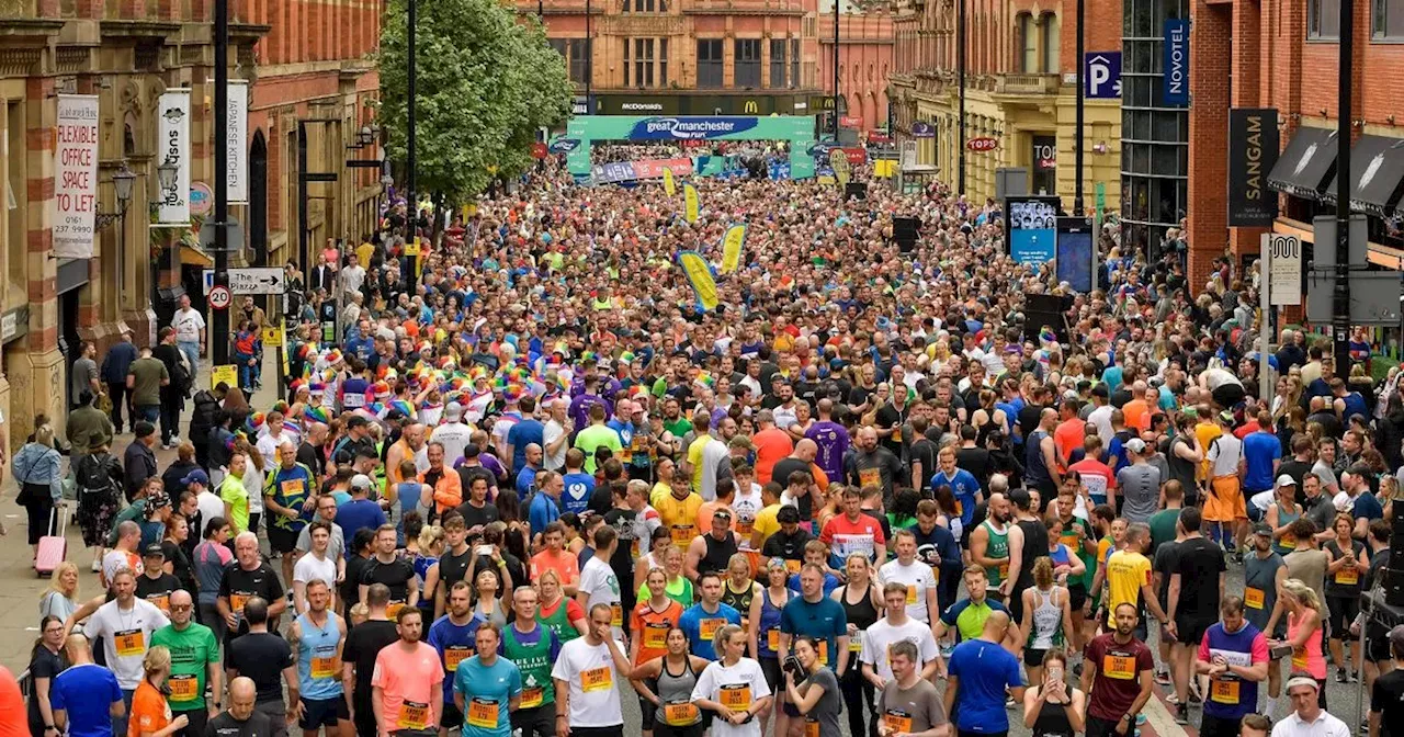 Great Manchester Run 2024 results and times for 10km and half marathon