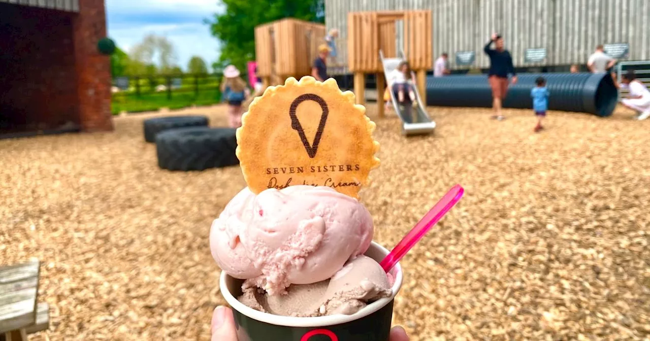 The 'posh' Cheshire ice cream farm with a new free play area