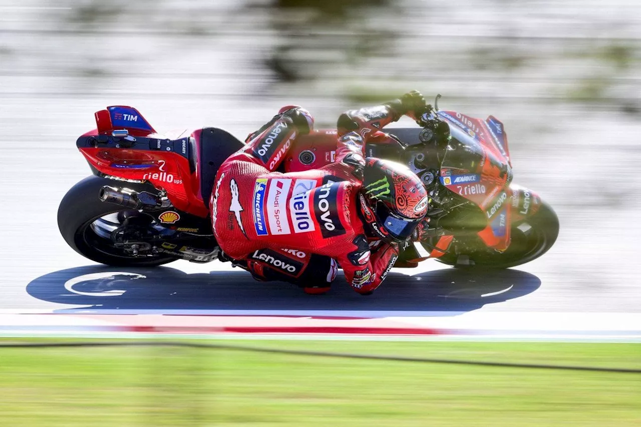 MotoGP Catalan GP: Bagnaia wins from Martin, Marquez as Acosta crashes