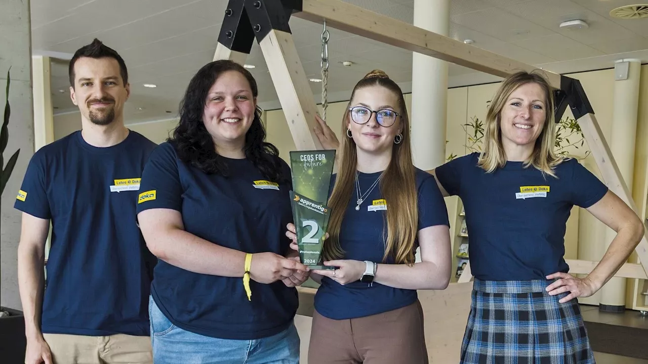 2. Platz für Doka-Lehrlinge beim Female Hackathon