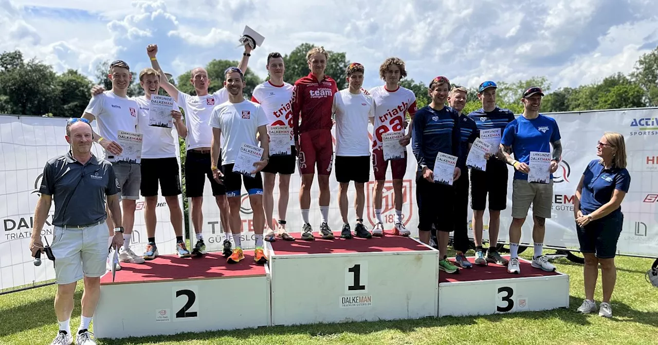 Mit vielen Fotos: 750 Sportler starten bei Dalkeman-Triathlon im Kreis Gütersloh