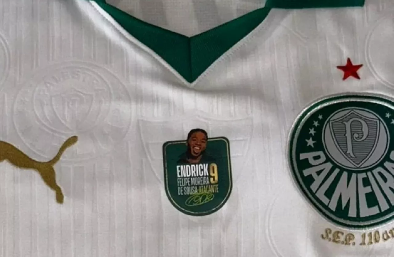 Endrick vai presentear 300 funcionários do Palmeiras com camisa especial