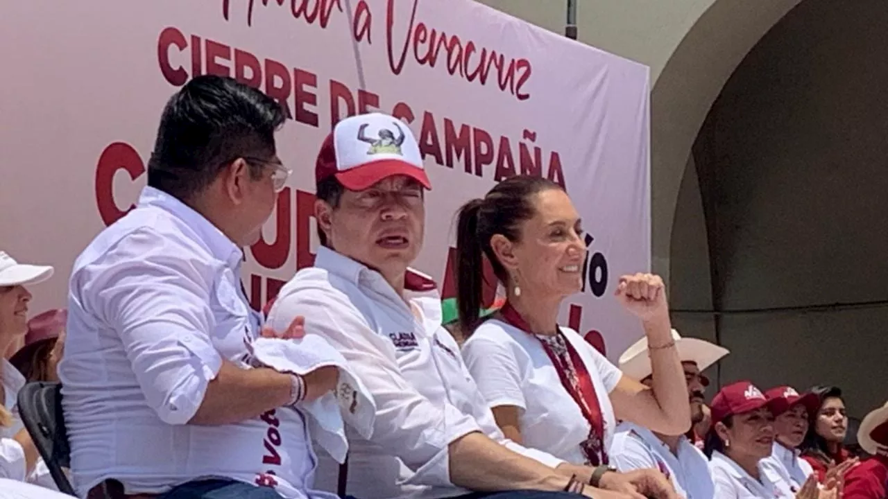 “Rocío va a ganar la gubernatura de Veracruz”: Sheinbaum reprocha guerra sucia contra Nahle