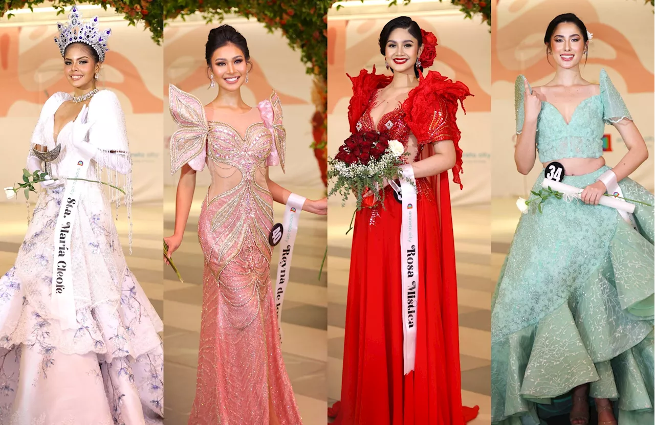 IN PHOTOS: The Binibining Pilipinas 2024 Top 40 candidates look radiant at the Grand Santacruzan