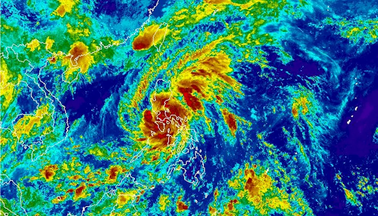 Tropical Storm Aghon strengthens over Quezon, triggers torrential rain