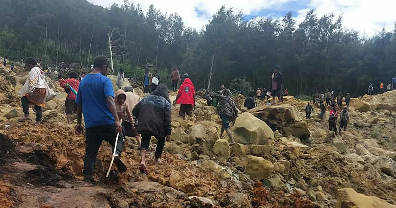 Nach Erdrutsch in Papua-Neuguinea etwa 670 Tote befürchtet​