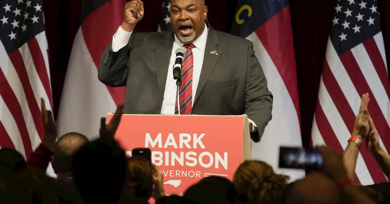 At North Carolina's GOP convention, governor candidate Robinson energizes Republicans for election