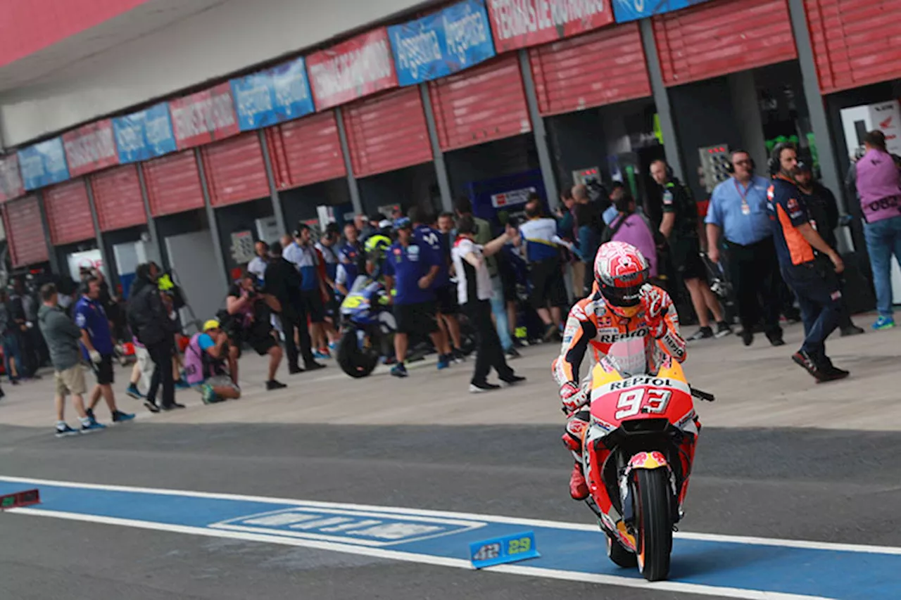 Marc Márquez (Honda/6.): «Slicks waren zu gefährlich»