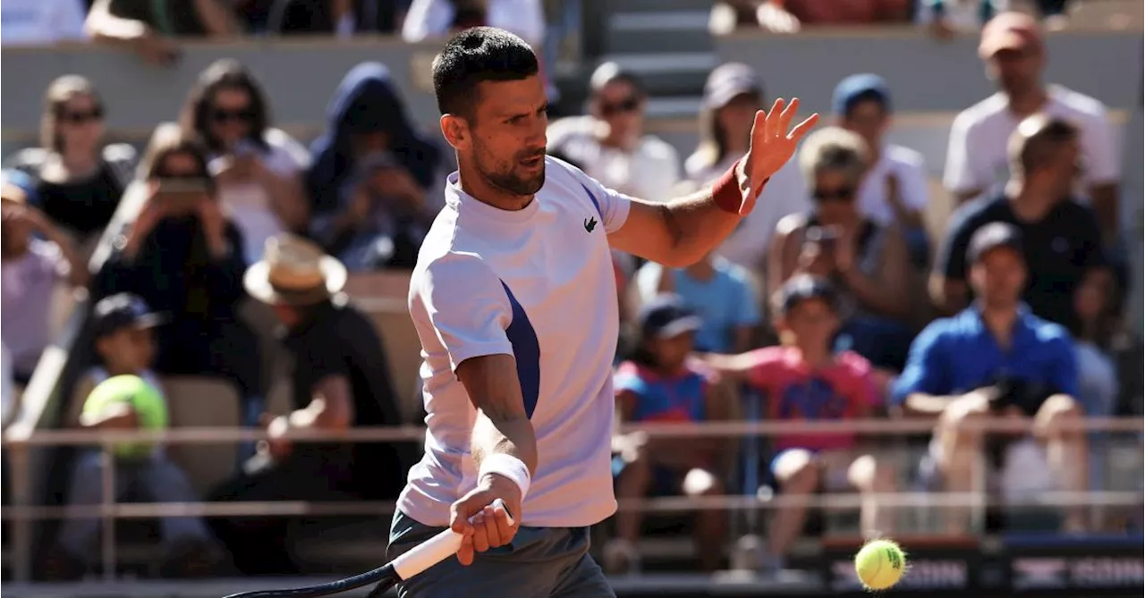 Roland-Garros : Novak Djokovic « ne veut pas se projeter trop loin », mais vise toujours le titre