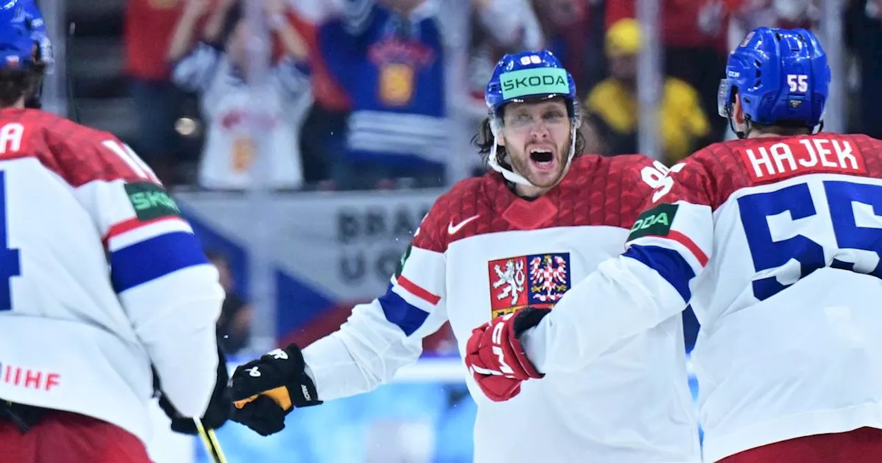 Pastrnak hjälte när Tjeckien bröt guldtorkan