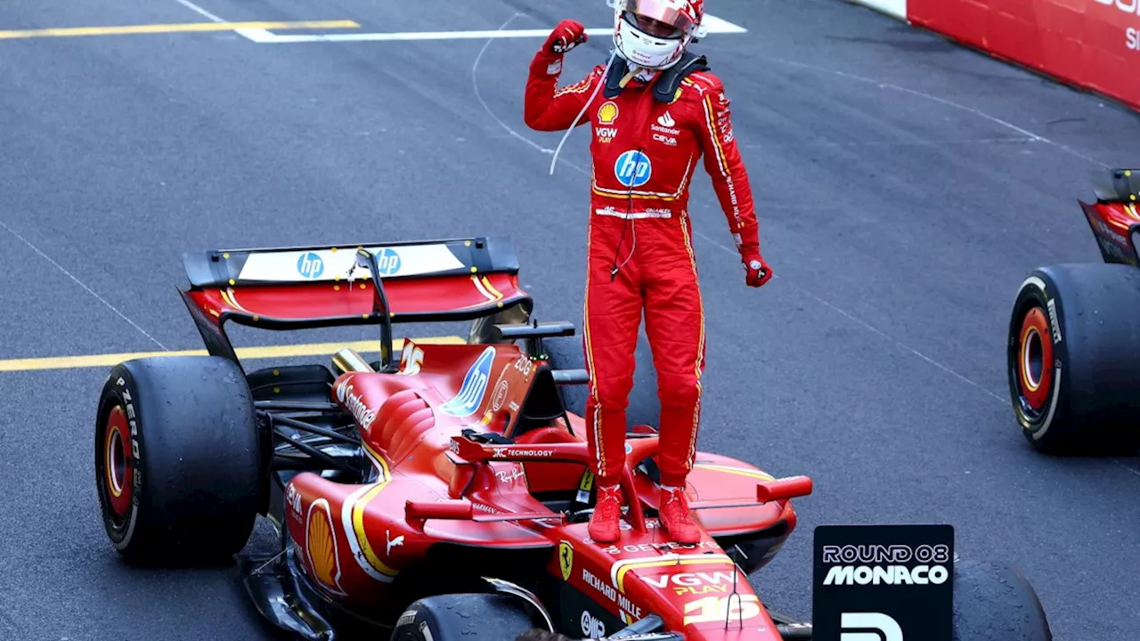 Formel 1 in Monaco: Charles Leclerc durchbricht den Fluch