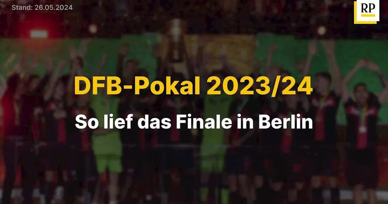 Video: DFB-Pokal 2023/24: Bayer Leverkusen feiert gegen Kaiserslautern das Double