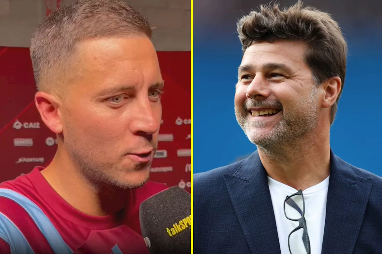 Eden Hazard makes playful suggestion about who Chelsea’s next boss should be after Mauricio Pochettino e...