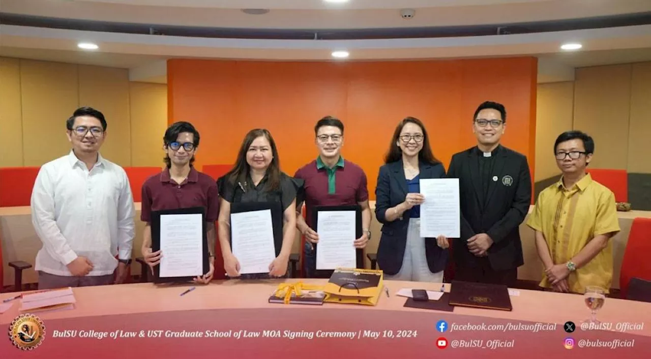 BulSU, UST ink MoA on legal education