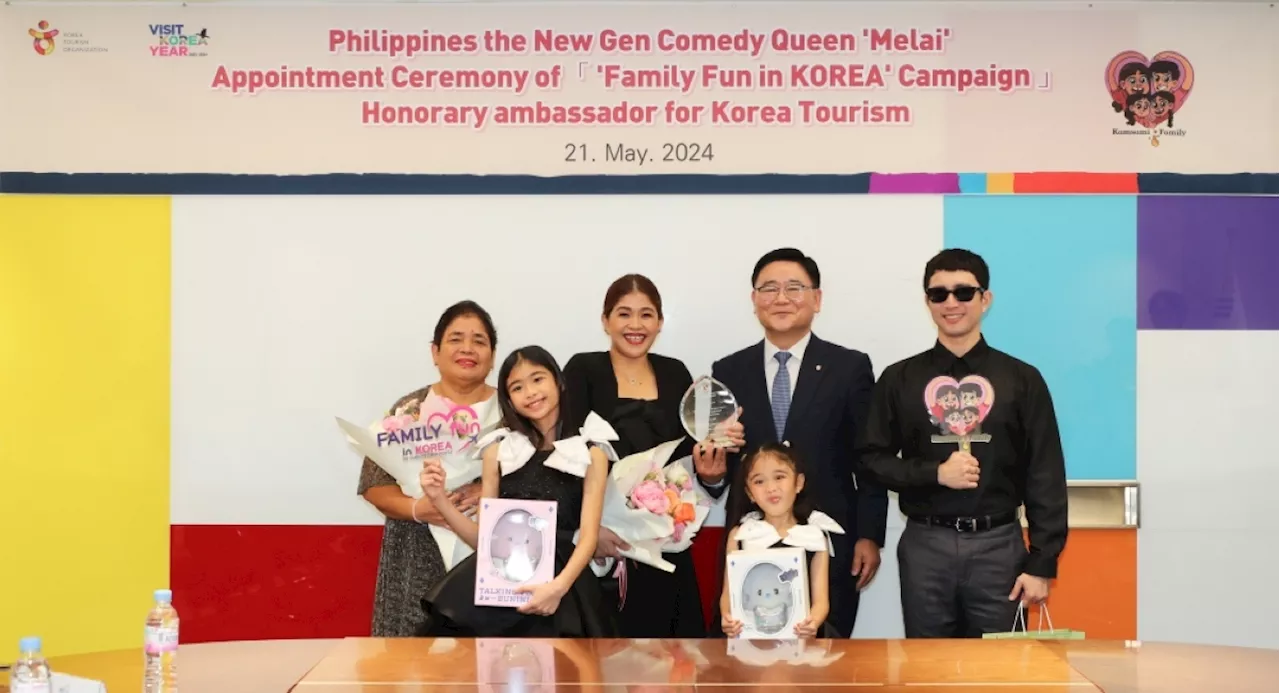 KTO appoints Melai Cantiveros Francisco as Honorary Ambassador for Korea Family Tourism