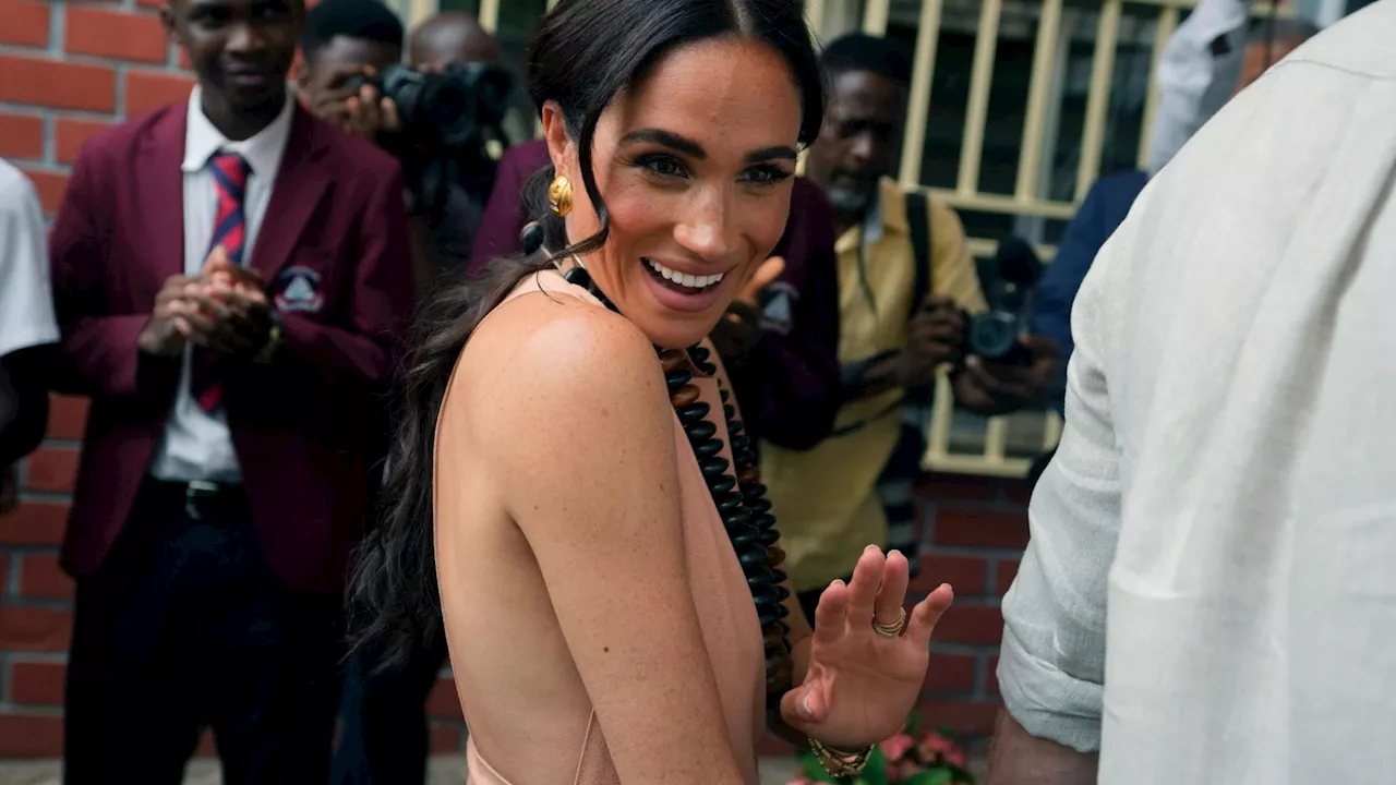 Meghan Markle is blasted by Nigeria’s First Lady over her ‘nakedness’ during ‘faux royal visit’ to country...