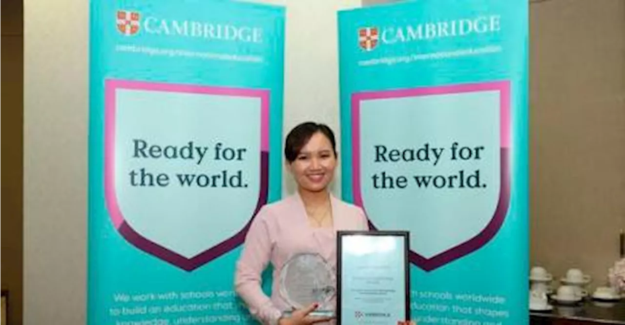 Sabah teacher wins 2024 Cambridge Dedicated Teacher Awards